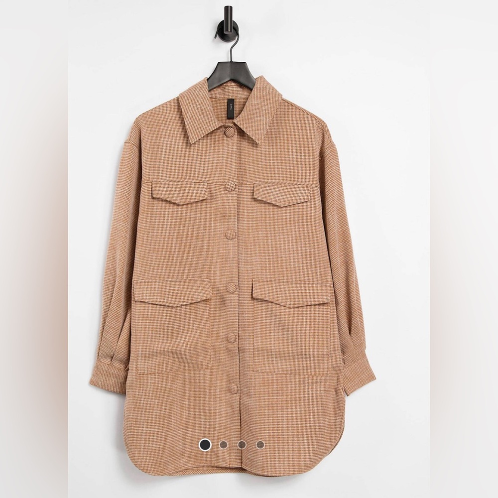 Y.A.S. Longline Shirt with Pockets Fall, Autumn, Retro, 70’s, Shacket, gingham